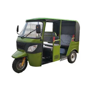 Customized Tuk Tuk Electric Cargo Passenger Tricycle Mobile Rickshaw Outdoor Street Adult Passenger Vehicle