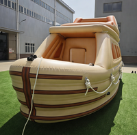 Nouveau Design Bateau Gonflable Électrique Solaire Grand Yacht Lounge Flottant pour Fêtes Bateau de Mer Maison Aquatique Catamaran Rivière Vente Personnalisée