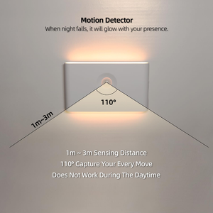 Vente en gros de lampes de nuit à détecteur de mouvement magnétique rechargeables, allumées de la nuit à l'aube, pour couloir, cuisine, chambre d'enfants, LED - Product Image 4