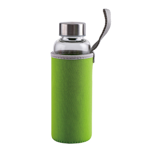 Bouteille d'eau de sport en cristal de pierres précieuses en verre borosilicaté avec couvercle 280ml écologique - Product Image 2