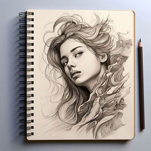 Fast Delivery Sustainable Art <b>Journals</b> Custom Design Notebook Spiral Binding Pencil Sketch Paper - Product Image 4