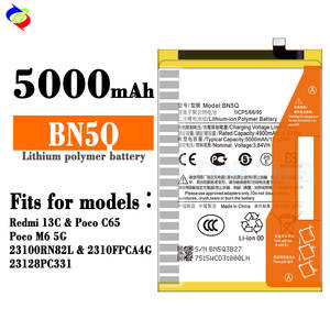 Redmi 13C/Poco C65/ Poco M6 5G/23100RN82L/ 2310FPCA4G/23128PC331 için Yedek Mobil Pil BN5Q - Product Image 2