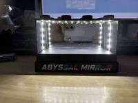 Boîte de présentation à commande vocale, boîte de rangement, décoration de bureau, modèle de voiture, miroir à mille couches Abyss, boîte de collection, cadeau