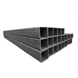 China supplier erw black welded steel pipe square carbon steel welded pipe rectangular pipe welding
