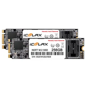 ICOOLAX prix de gros disque dur haute vitesse NGFF SATA ordinateur portable 256 Go M.2 SSD m2 ssd ngff étui