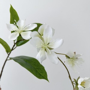 Fleurs artificielles de jasmin pleureur en plastique, haute simulation, pour décoration de mariage et de maison, rose, blanc, bleu, violet - Product Image 3