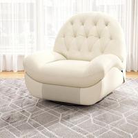 Ce canapé est un fauteuil pivotant inclinable multifonctionnel adapté aux salons et aux chambres à coucher