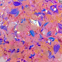 Paillette de Paillettes Pailletées Dorées et Brillantes en PVC Géométrique Sparkle Paillettes Colorées en Vrac pour Fête de Noël