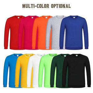 Sudadera de Cuello Redondo Otoñal Sólida al por Mayor, ODM, Personalizada, de Algodón y Poliéster, Manga Larga, Corte Holgado, Unisex para Adultos y Niños - Product Image 3