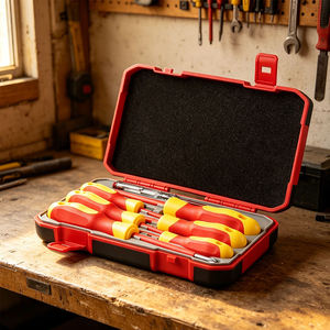 Factory Price Insulated <b>Screwdriver</b> Kit 8in1 <b>Multi</b> <b>Bit</b> Tools Durable Plastic Handle for Electrical Work - Product Image 3