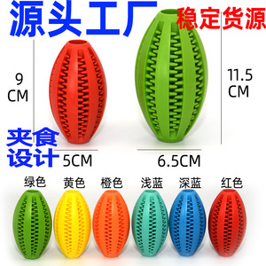 Pelota dispensadora de golosinas para mascotas, juguete masticable para la dentición de TPR, tamaño pequeño para perros, cuidado dental, uso en interiores - Product Image 2