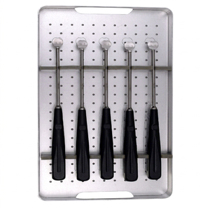 Juego de Instrumentos Manuales de Acero Inoxidable para Caja Cervical Interior - Product Image 1