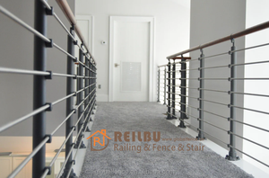 Reilbu Balustrade en acier inoxydable de haute qualité pour <span class=keywords><strong>extérieur</strong></span>, <span class=keywords><strong>escalier</strong></span>, balcon, terrasse, tube de garde-corps - Product Image 3