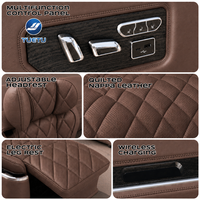 Sièges de capitaine de luxe avec massage, chauffage, repose-jambes électrique et écran tactile pour Mercedes Benz Vito V Class Sprinter Viano