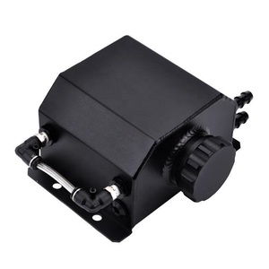 Coolant Overflow Tank Bottle Recovery Reservoir Aluminum JDM <strong>Container</strong> Universal 1L <strong>Water</strong> Radiator - Product Image 4