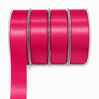Ruban en satin polyester simple face Papillon en promotion pour emballage cadeau, emballage de nœuds pour cheveux, vente en gros pour mariages
