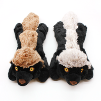 Jouets en peluche multi-poses pour chats et chiens-assis/debout/couché éléphant loup suricate animaux