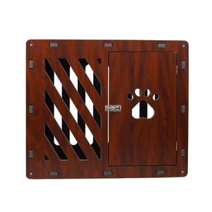 Su Geçirmez Çevre Dostu Nefes Alabilen Çıkarılabilir Yuvarlak Köpek Kulübesi Paletlerden Yapılmış Outback Kütük Kulübesi Evcil Hayvan Evi - Product Image 4