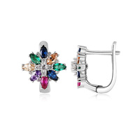 925 Sterling Silber Blumen-Ohrringe und Accessoires Großhandel