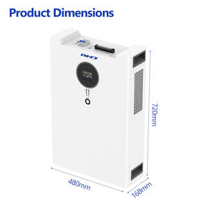 Batería <span class=keywords><strong>de</strong></span> Litio LiFePO4 Híbrida <span class=keywords><strong>de</strong></span> 5.12kWh 24V 200Ah para Montaje en Pared, con Inversor Integrado <span class=keywords><strong>de</strong></span> 3.6KW, <span class=keywords><strong>Sistema</strong></span> <span class=keywords><strong>de</strong></span> Almacenamiento <span class=keywords><strong>de</strong></span> Energía Doméstico - Product Image 2