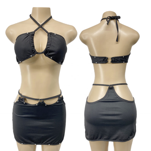 ELITES toptan Rhinestones egzotik dans giyim seksi iç çamaşırı büyük kız gece elbisesi - Product Image 5