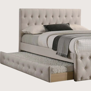 Ensembles de Mobilier de Chambre Modernes <span class=keywords><strong>Lit</strong></span> Double/Queen en Tissu avec Tête de <span class=keywords><strong>Lit</strong></span> Épaisse Luxe Léger et <span class=keywords><strong>Lit</strong></span> <span class=keywords><strong>Gigogne</strong></span> à Prix Avantageux - Product Image 5