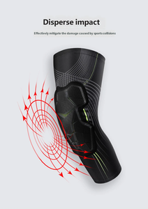 Genouillères de sport anti-collision respirantes à compression pour l'entraînement et la protection des articulations du genou en extérieur - Product Image 4