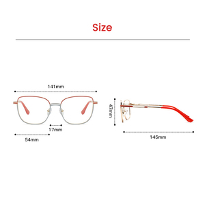 Ready Goods Women Style Gold Metal Optics - Product Image 3