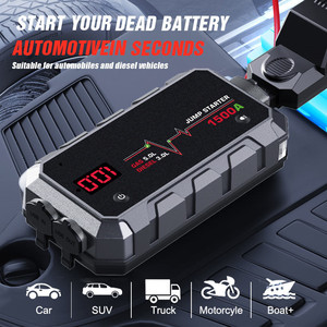 Siêu 12V 8000mhA khẩn cấp khởi động điện supercapacitor nhảy khởi động với máy nén khí cho xe ô tô DIESEL khí xe máy - Product Image 3