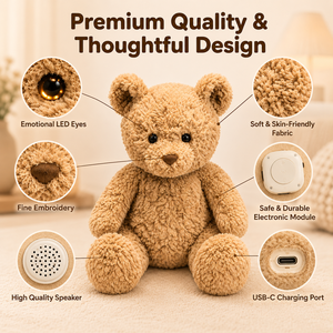Juguete interactivo con IA para chat de voz sin conexión, ChatGPT, juguetes inteligentes con IA, compatible con 60 idiomas, un verdadero amigo de peluche para bebés - Product Image 6