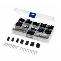 620 Buah Kit Konektor Kabel Jumper Pria/Wanita dengan Pin Housing Konektor Kabel Adaptor 2.54MM untuk Papan Sirkuit Dupont