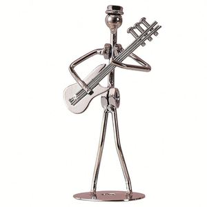 Figura Decorativa de Hierro Forjado de Músico, Guitarista, Regalo para Decoración del Hogar, Cumpleaños - Product Image 5