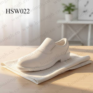 HY, Zoccoli Antimicrobici Tedeschi Popolari per Ispezione Farmaceutica, <span class=keywords><strong>Scarpe</strong></span> Antinfortunistiche Antistatiche Hua Singh Bianche HSW022 - Product Image 3