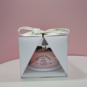 Nhựa Trong Suốt Bảo Vệ Tùy Chỉnh Bán Buôn Giấy Bao Bì Bánh Hộp Với Ribbon Xử Lý Cho 8 "10" 12 "Bánh - Product Image 6