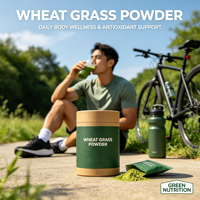 Poudre d'herbe de blé en vrac pour marque privée OEM – Complément alimentaire