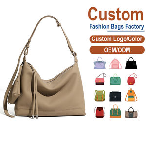 Bolsos de Diseñador de Cuero Genuino de Lujo - Bolso de Hombro Beige de Gran Capacidad para Mujer con Correa Ajustable y Mini Bolsa para Verano/Invierno - Product Image 1