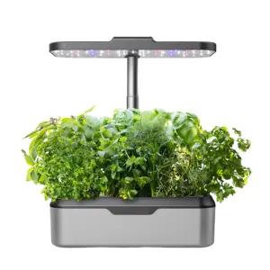 Piccoli sistemi idroponici di coltivazione del giardino interno delle erbe intelligenti con sistemi idroponici a LED per la casa verde