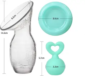 도매 BPA 무료 출산 용품 수동 galactagogue 임산부 실리콘 모유 수유 우유 유방 펌프