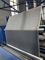 Tissu ignifuge en fibre de verre liquide double face en silicone Tissu de protection contre l'incendie en usine Revêtement en silicone résistant à la chaleur