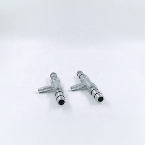 Empalmador de sistema de clip de con puerto lateral bajo R134a Accesorio de refrigeración A/C <span class=keywords><strong>12</strong></span> Espiga de manguera - Product Image 1