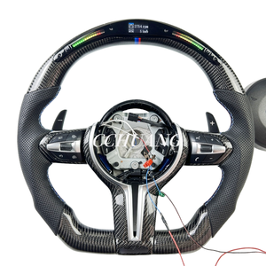 Para <span class=keywords><strong>BMW</strong></span> <span class=keywords><strong>Serie</strong></span> F F30 F31 F32 F34 F36 F80 F82 F87 F22 2021 2022 <span class=keywords><strong>2023</strong></span> M2 M3 M4 LED volante de fibra de carbono interior del coche - Product Image 2