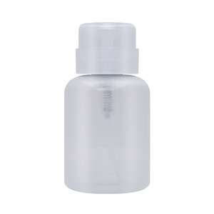 SunelPort 200ml Liquid Plastic Square Mini Thickened Press-type Empty Bottle <strong>Nail</strong> Art Acetone <strong>Nail</strong> Polish Remover <strong>Cleanser</strong> - Product Image 5