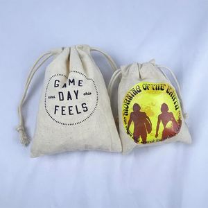 Recyclable High Quality Cotton Canvas Dust Pouch <b>Bag</b> Eco-friendly Durable Premium Quality <b>Drawstring</b> <b>Bag</b> - Product Image 5
