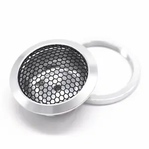 Sampel Gratis 2 Inci Mini Speaker Cover Grill untuk Mobil Audio Tweeter Pelindung Metal Mesh Loudspeaker Dekoratif Lingkaran Penjaga Jaring