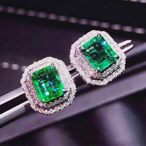 Eleganti Orecchini a Perno Rettangolari a Doppio Strato per Donne, Accessori per Orecchie Semplici per Uso Quotidiano - Product Image 1