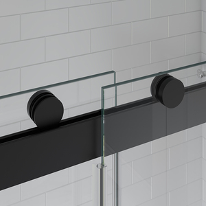 Custom Bypass 6มม.8มม.กระจกนิรภัย Frameless ห้องอาบน้ำฝักบัวประตู - Product Image 4
