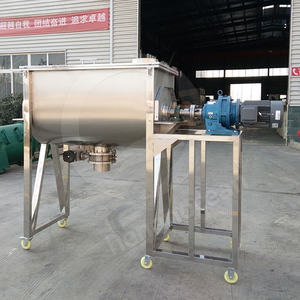 Mélangeur à ruban horizontal hélicoïdal OCEAN 1 tonne pour bombes de bain, mélangeur de poudre, machine à mélanger la poudre - Product Image 2