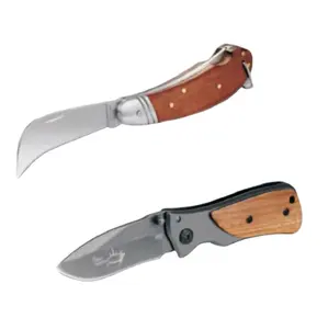 2pk Outdoor skiner Fixed Blade Stainless Steel Blade Bowie Hunting Knife with Genuine Leather Sheath for Camping Hiking Survival