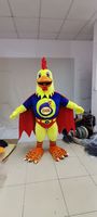 Costume de mascotte de coq adulte personnalisé pour Pâques 2023, drôle, en peluche, style dessin animé, à vendre