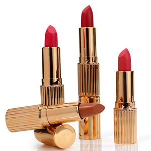<span class=keywords><strong>Rouge</strong></span> à lèvres mat velours longue durée marque privée imperméable à l'eau personnalisé <span class=keywords><strong>rouge</strong></span> à lèvres de luxe <span class=keywords><strong>Rose</strong></span> Tube doré - Product Image 1